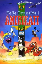 Pelle Svanslös i Amerikatt постер