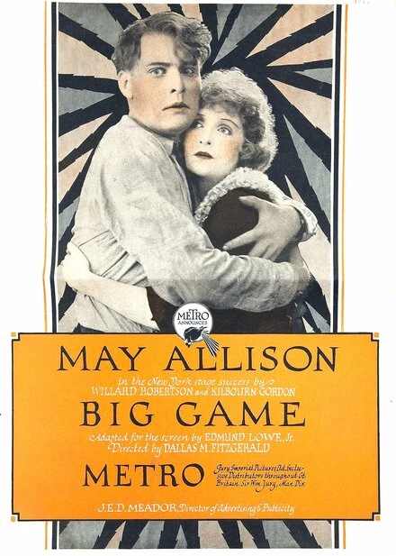 Постер Большая игра 1921, США