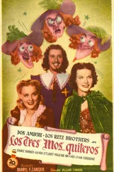 Три мушкетера 1939 постер