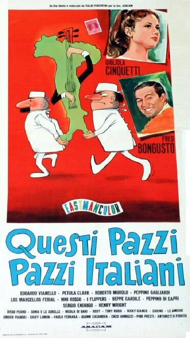 Постер Questi pazzi, pazzi italiani