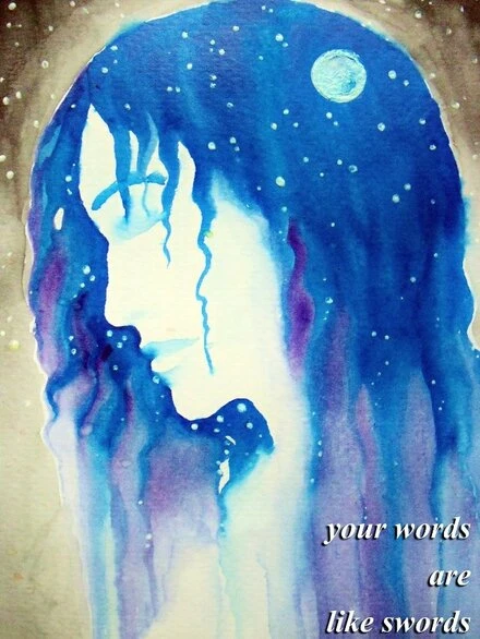 Постер Your Words Are Like Swords