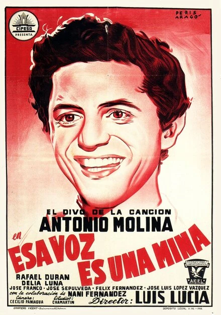 Постер Esa voz es una mina