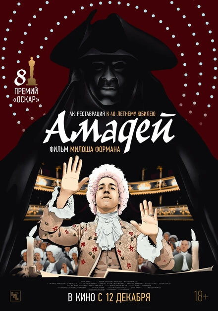 Постер Амадей 1984, США