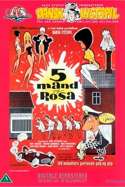 Постер Fem mand og Rosa