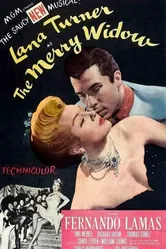 Веселая вдова 1952 постер