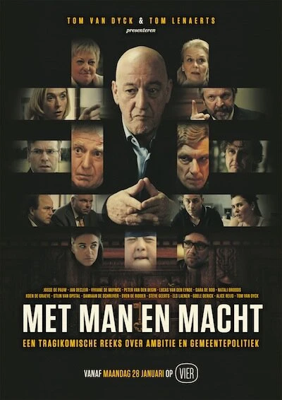 Постер Met man en macht