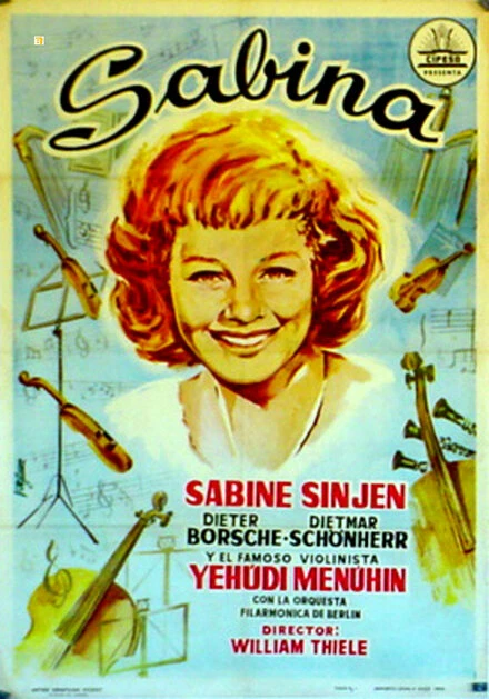 Постер Сабина и сто мужчин 1960