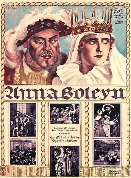 Постер Анна Болейн 1920