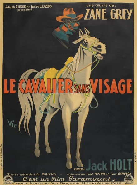Постер The Mysterious Rider 1927