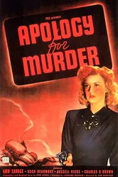 Apology for Murder постер