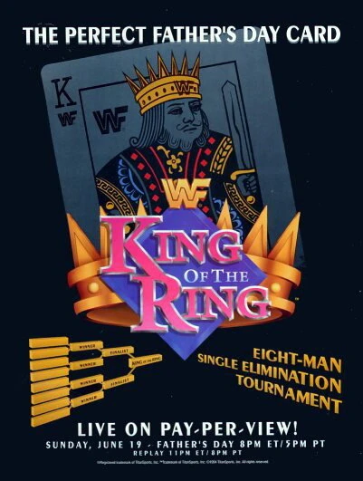 Постер WWF Король ринга 1994