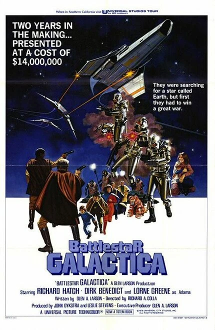 Постер Звёздный крейсер «Галактика» 1978