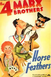 Лошадиные перья 1932 постер