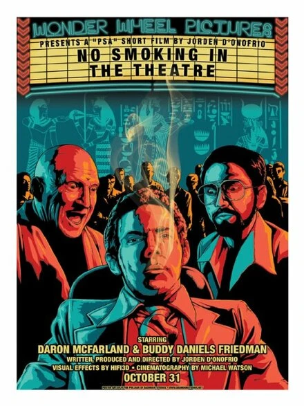 Постер No Smoking in the Theatre