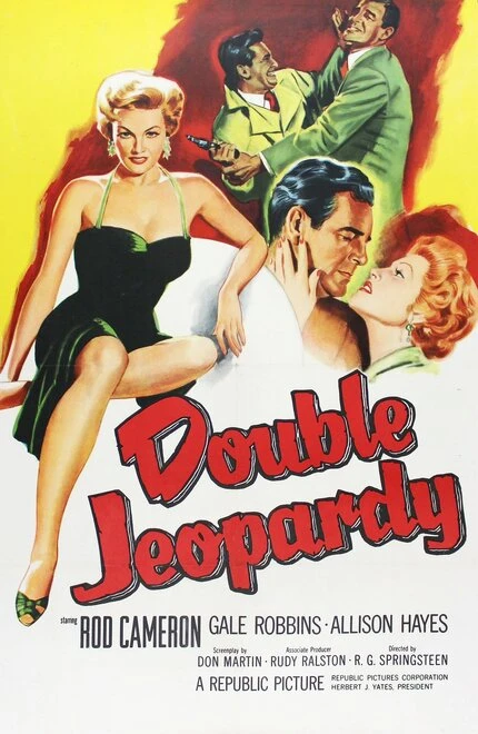 Постер Double Jeopardy 1955