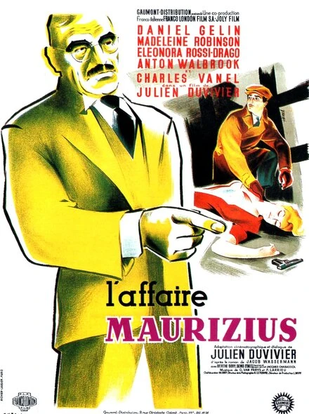 Постер Дело Маурициуса 1953
