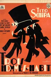 Трое мужчин во фраках 1933 постер