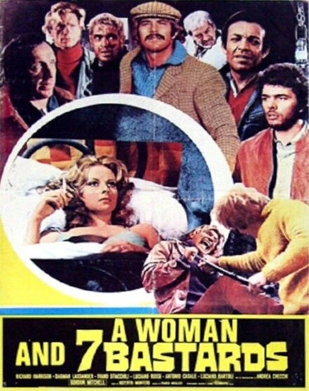 Постер Женщина для семи ублюдков 1974