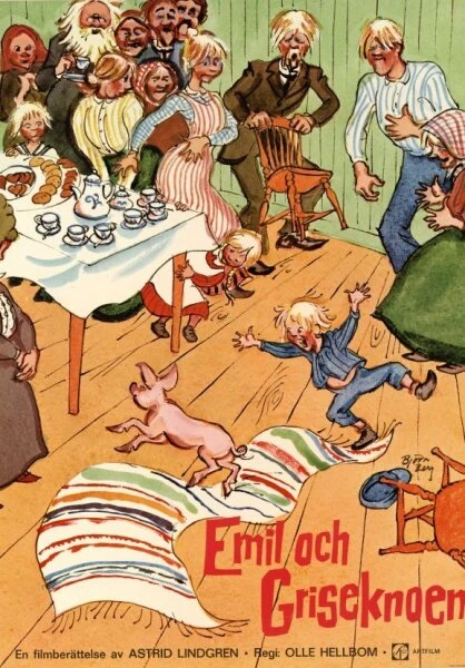 Постер Эмиль и Свинушок 1973