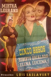 Cinco besos постер
