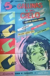 Пять куриц и небо 1957 постер