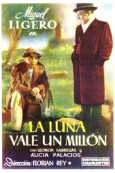 La luna vale un millón постер