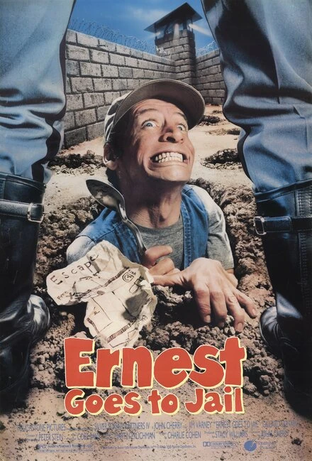 Постер Эрнест идет в тюрьму 1990