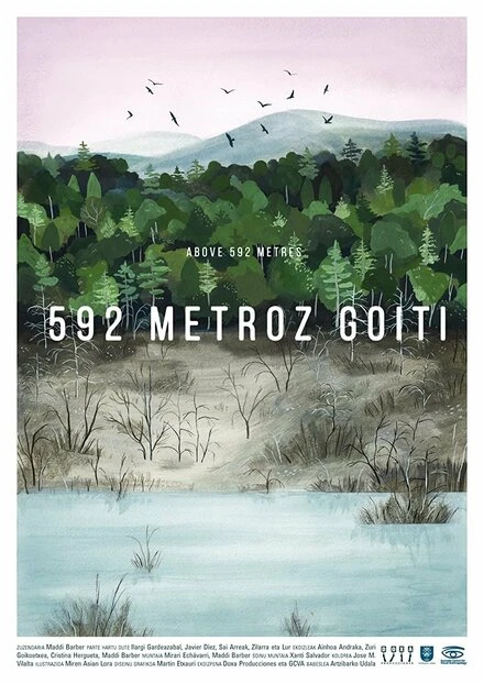 Постер Above 592 metres