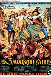 Три мушкетера 1953, Франция постер