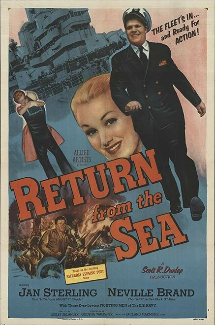 Постер Возвращение с моря 1954