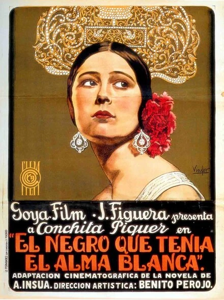 Постер Черный с белой душой 1928