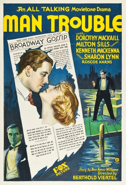 Постер Man Trouble 1930