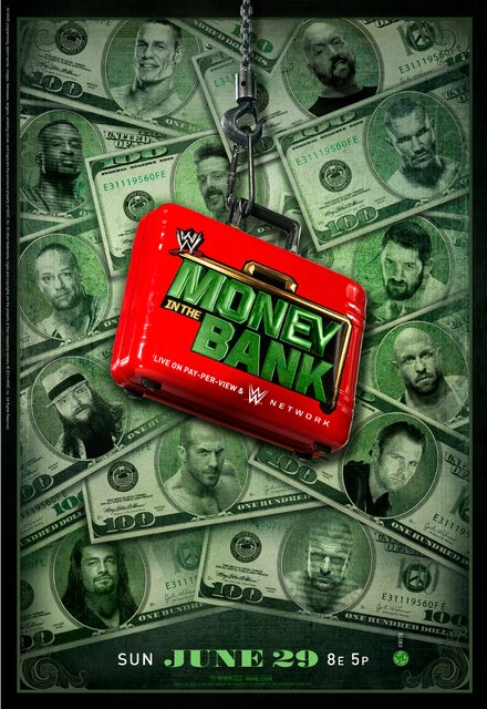 Постер WWE Деньги в банке 2014