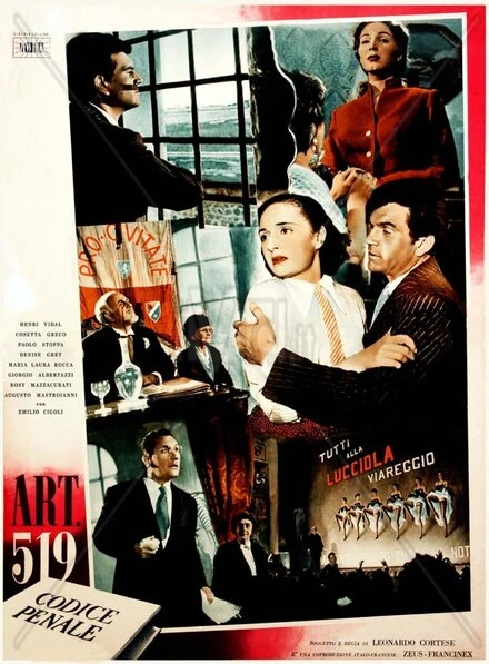 Постер Уголовный кодекс, статья 519 1952