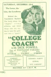 College Coach постер