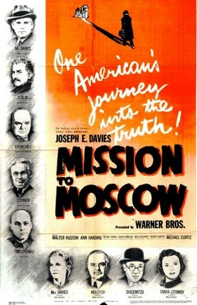 Постер Миссия в Москву 1943