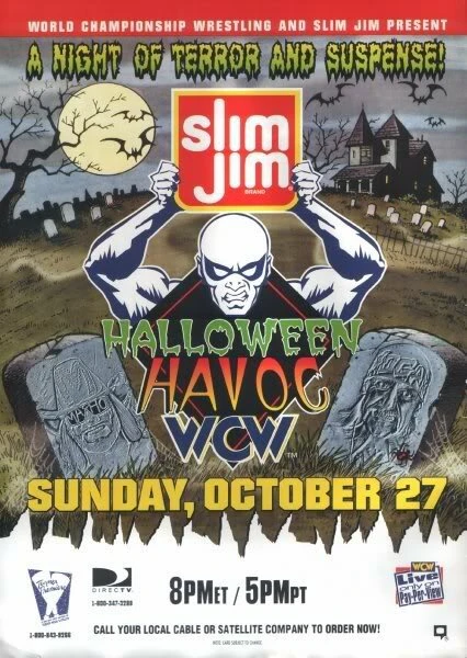 Постер WCW Разрушение на Хэллоуин 1996