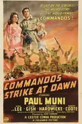 Коммандос атакуют на рассвете 1942 постер