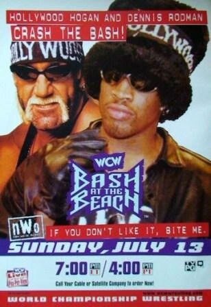 Постер WCW Разборка на пляже 1997