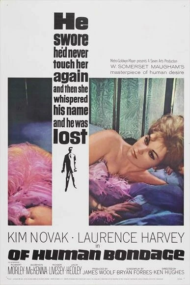 Постер Бремя страстей человеческих 1964