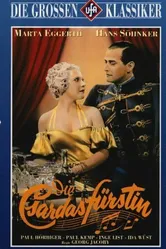 Королева Чардаша 1934 постер