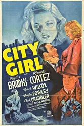 City Girl 1938 постер