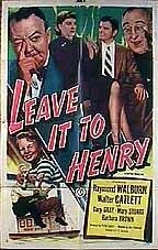 Постер Leave It to Henry