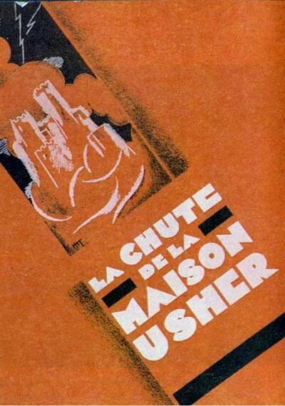 Постер Падение дома Ашеров 1928, Франция