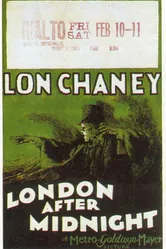 Лондон после полуночи 1927 постер