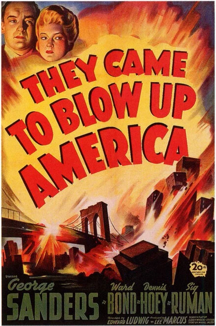 Постер Они пришли разрушить Америку 1943