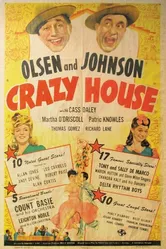 Crazy House 1943 постер