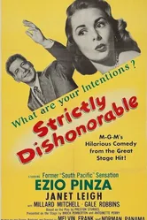 Strictly Dishonorable 1951 постер