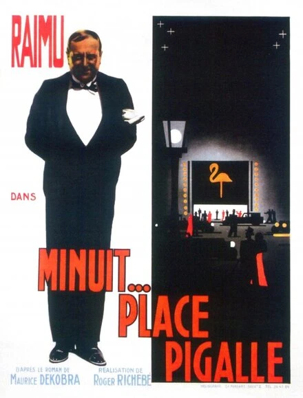 Постер Minuit... place Pigalle 1934