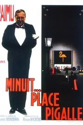 Minuit... place Pigalle 1934 постер